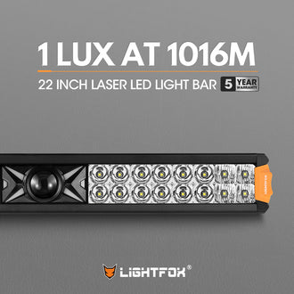 Rigel Series 22'' Osram Laser LED Light Bar 1Lux @ 1,016m 9,650 Lumens